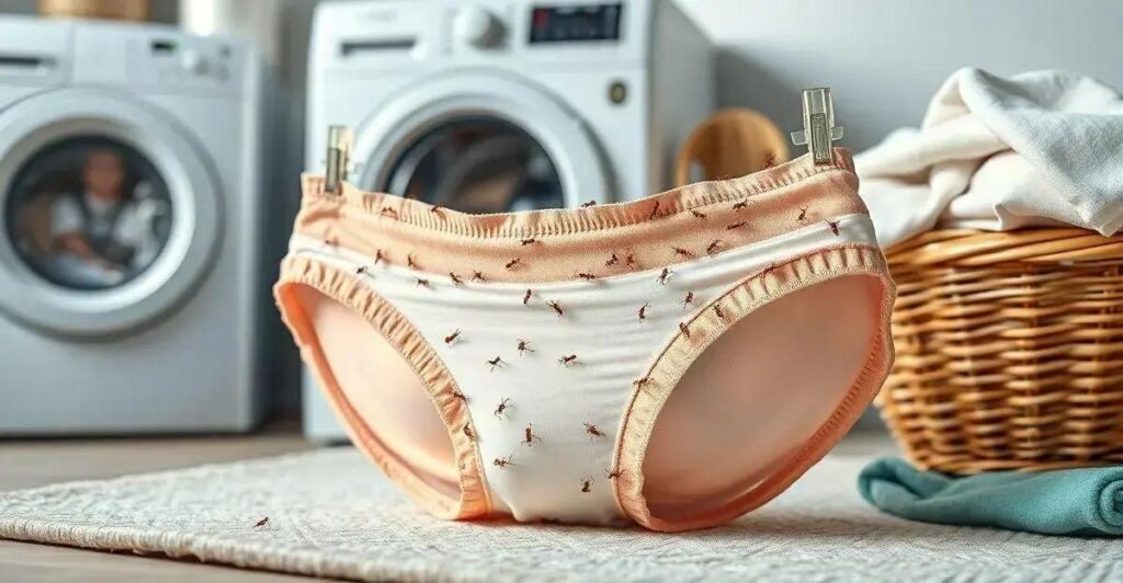 Formigas em roupa intima pode ser sinal de infestação