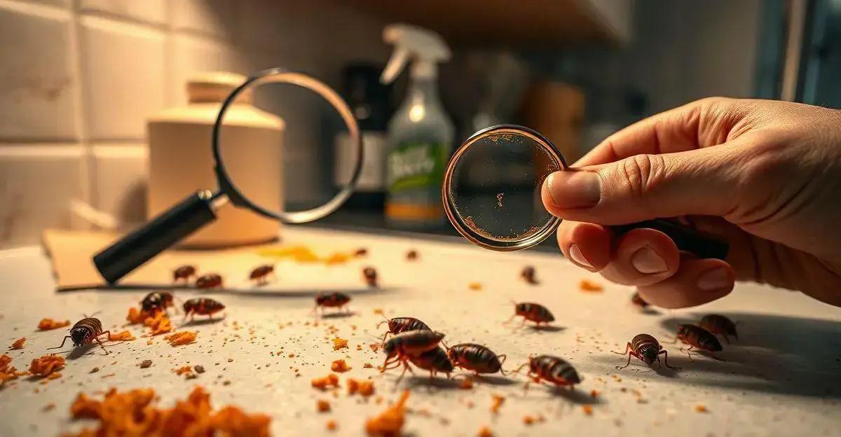Por que as larvas de barata são um problema?